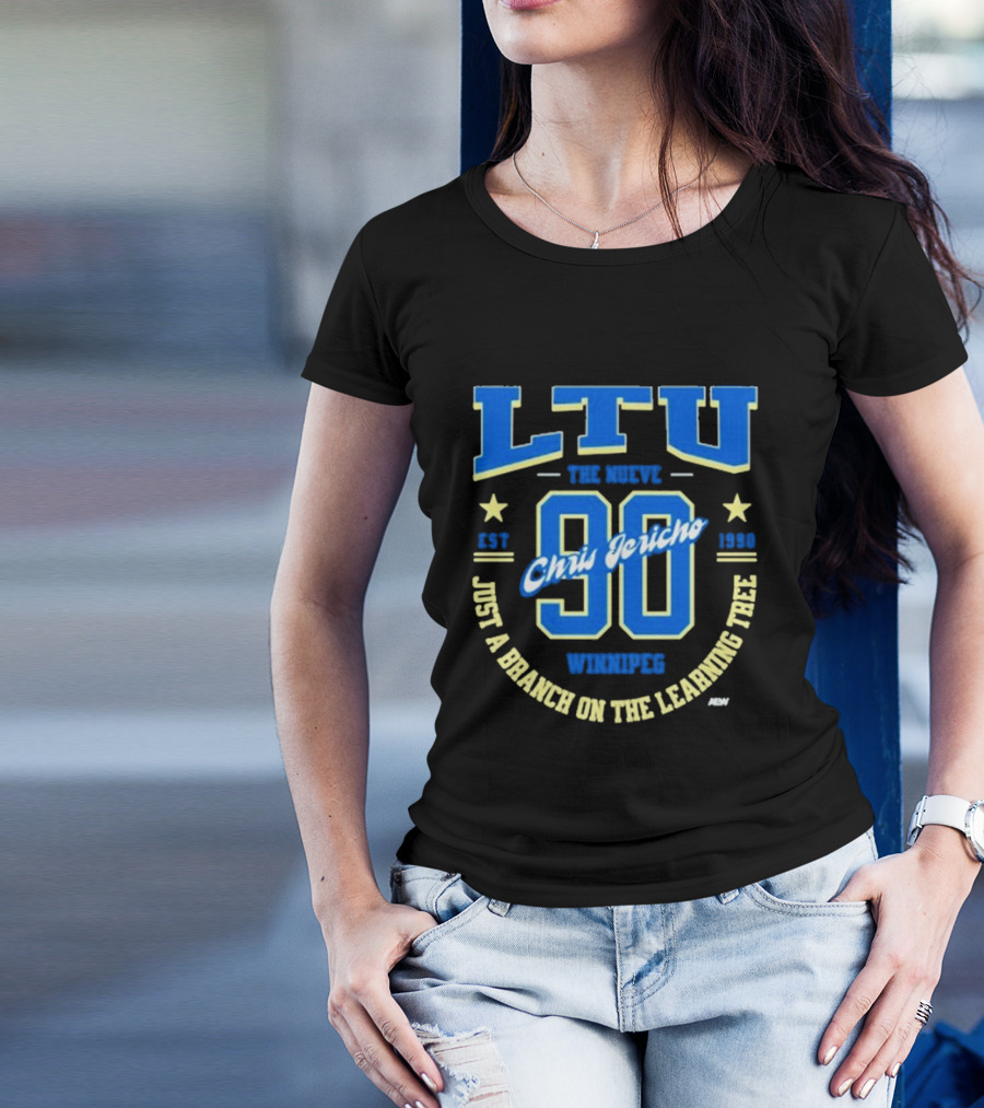 LTU Chris Jericho The Nuevo 90 Winnipeg Just A Branch On The Learning Tree Est 1990 T-Shirt