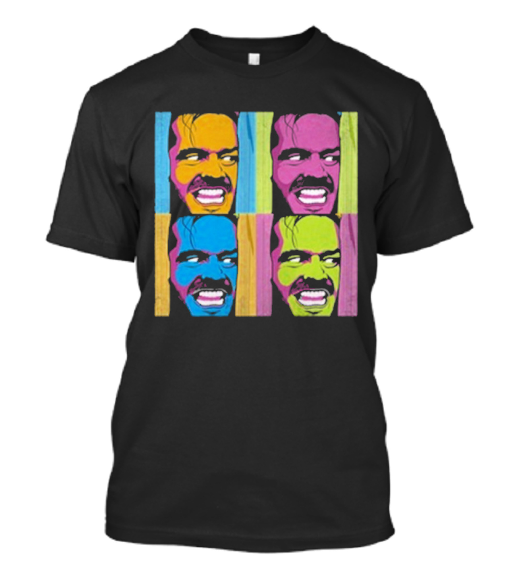 Daniel Dimaggio Wearing Pop Art Jack Nicholson Grinning Portraits T-Shirt