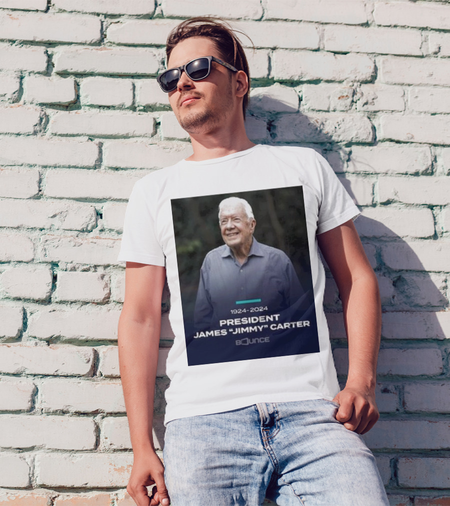 1924-2024 President James Jimmy Carter Bounce T-Shirt