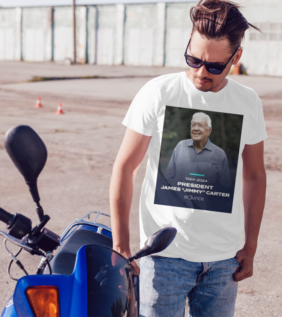 1924-2024 President James Jimmy Carter Bounce T-Shirt