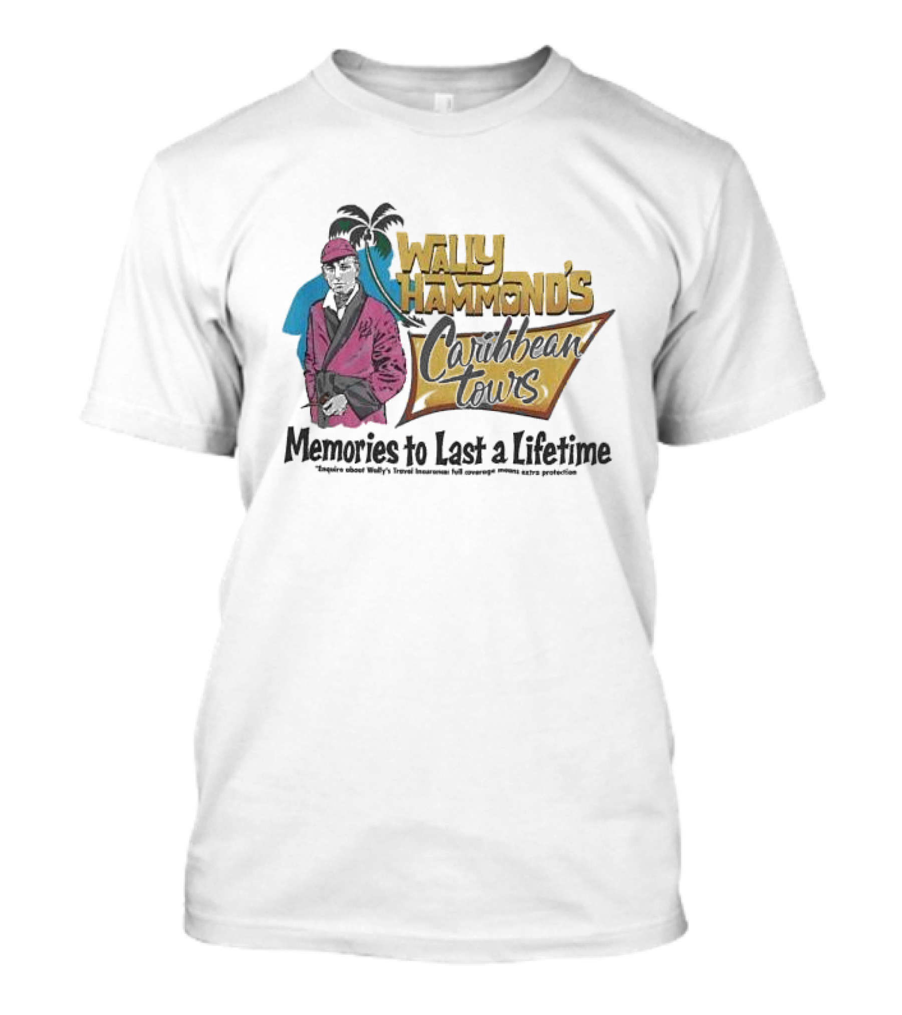Wally Hammond’s Caribbean Tours Memories To Last A Lifetime Palm Tree Travel Protection T-Shirt
