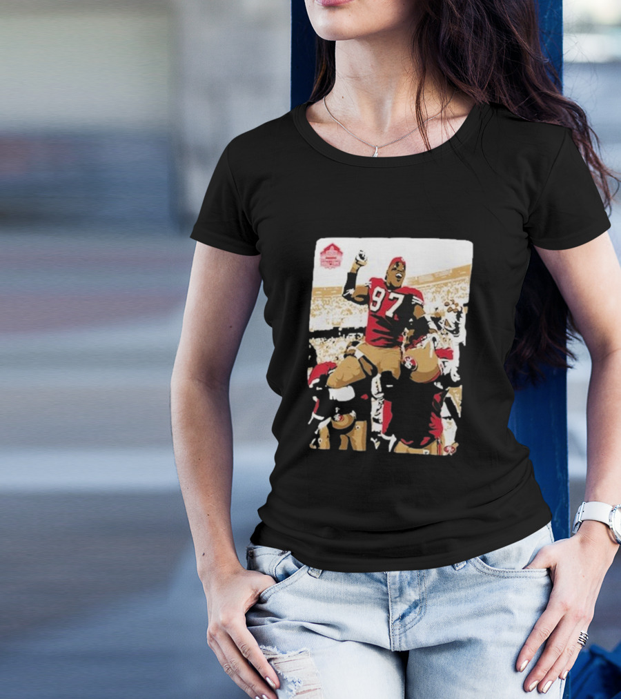 Bryant Young San Francisco 49ers Hall Of Fame Celebration 97 T-Shirt