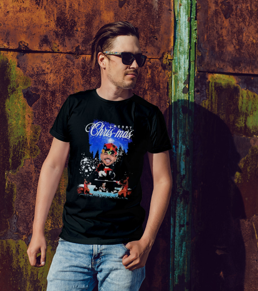 Merry Christmas Chris-Mas Santa DJ Scene T-Shirt