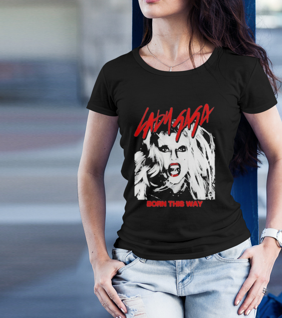 Lady Gaga Born This Way Artwork T-Shirt