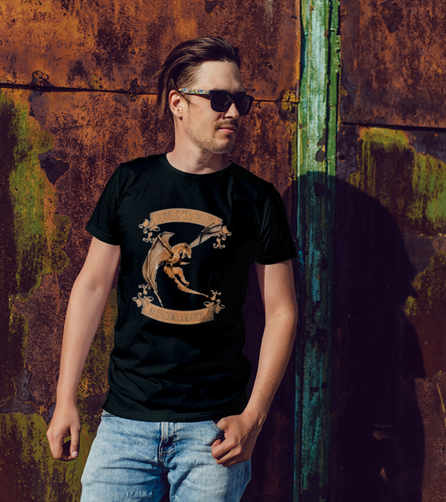 Fourth Wing Basgiath War College Dragon Fearless Mighty Unscathed T-Shirt