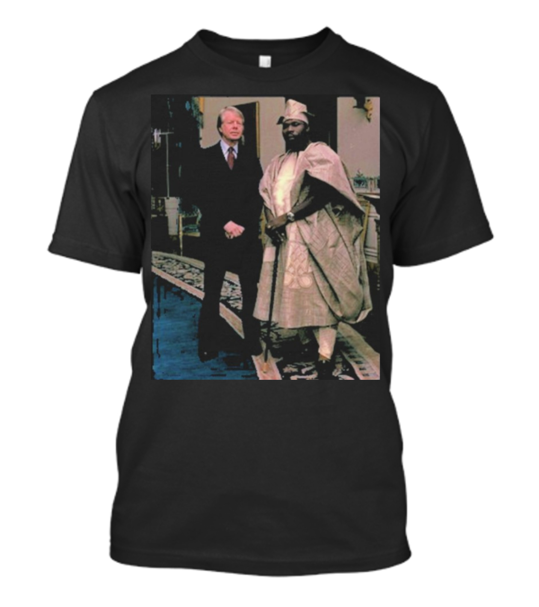 Jimmy Carter Meeting With Nigerian President Traditional Attire Photograph T-Shirt