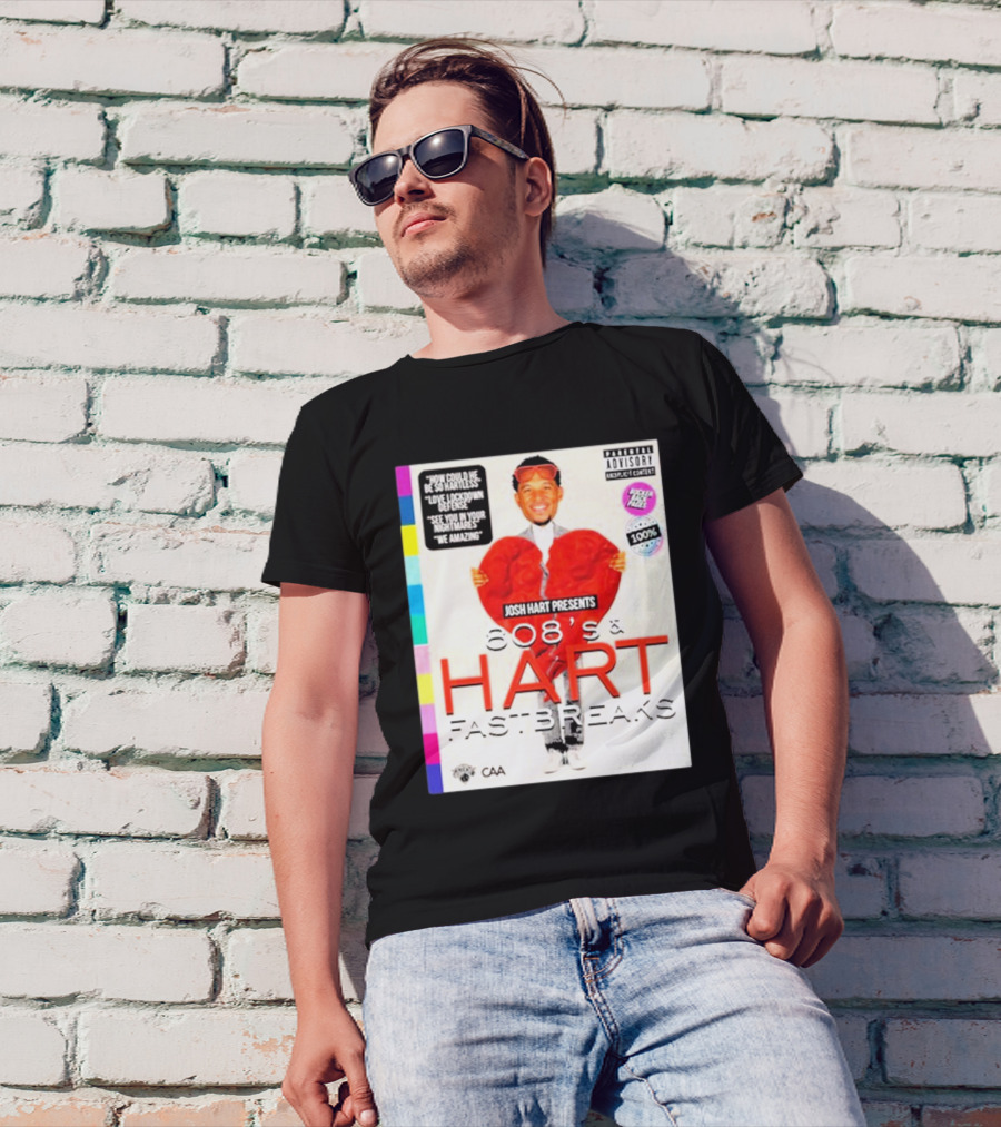 Josh Hart Presents 808’s And Hart Fastbreaks Love Lockdown Defense Featuring Famous Quotes And Iconic Concept T-Shirt