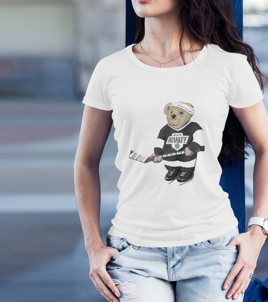 Union Market Hockey Bear T-Shirt