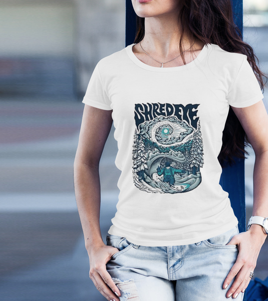 Shredeye Snow Surfer Forest Adventure T-Shirt