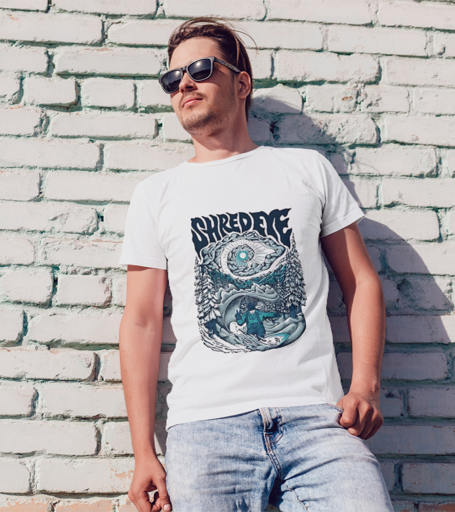 Shredeye Snow Surfer Forest Adventure T-Shirt