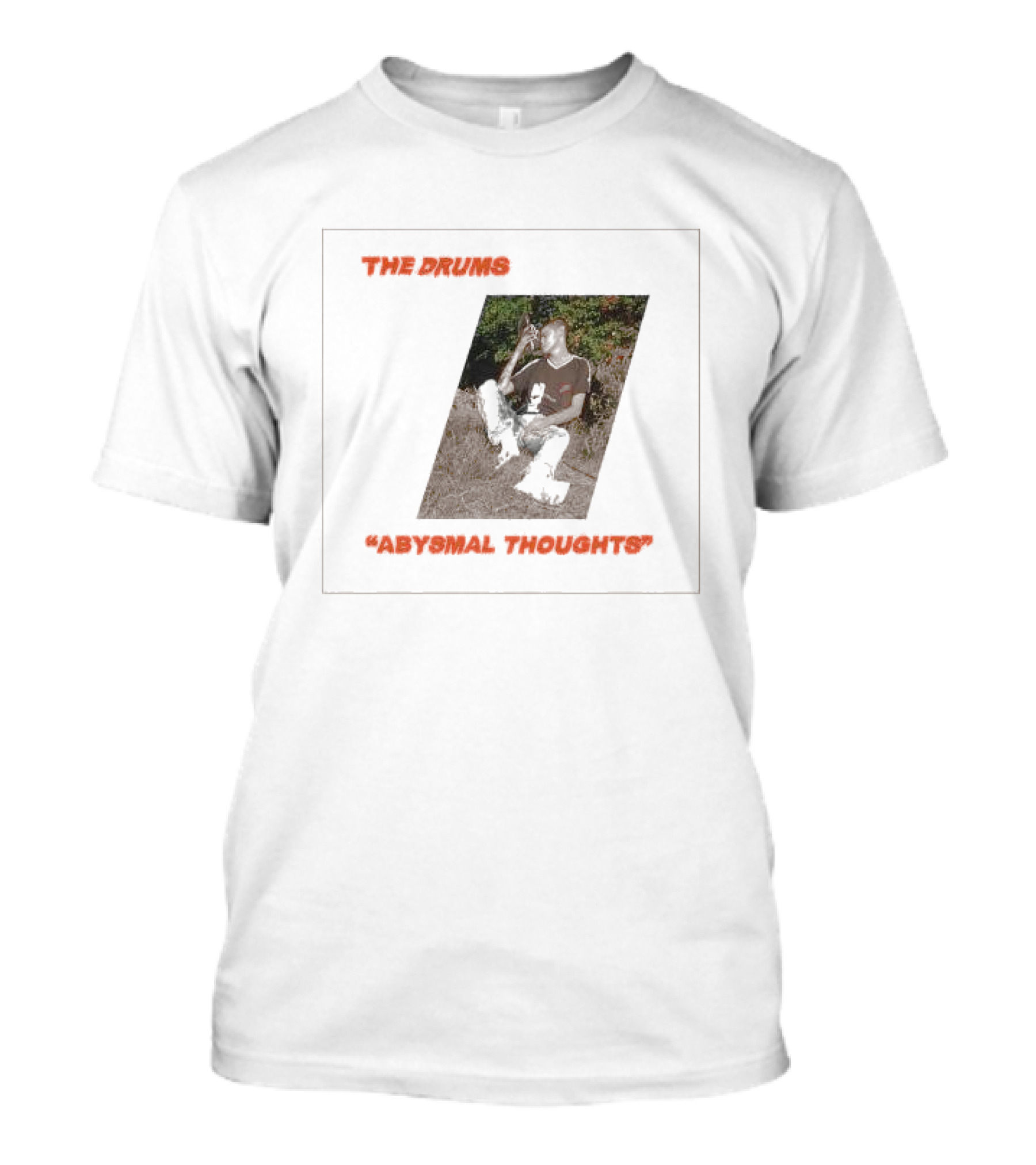The Drums Abysmal Thoughts Sitting Figure Photography T-Shirt