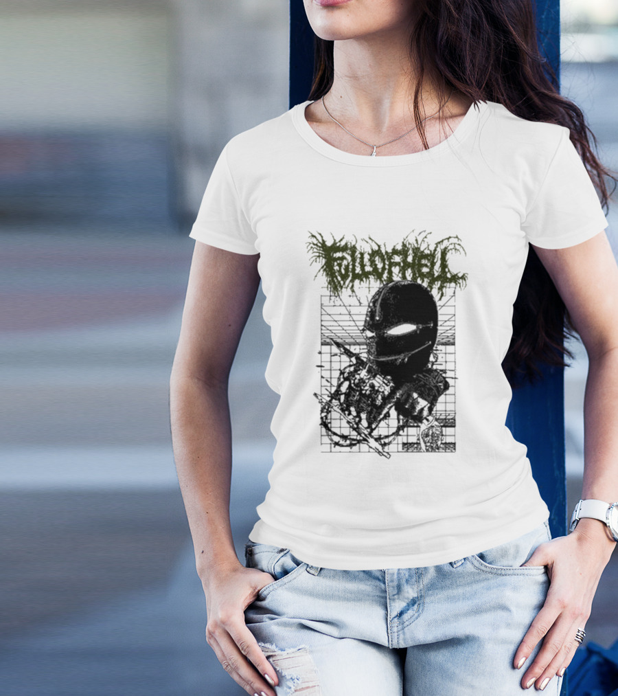 Full Of Hell Zipper Mask Brutal T-Shirt