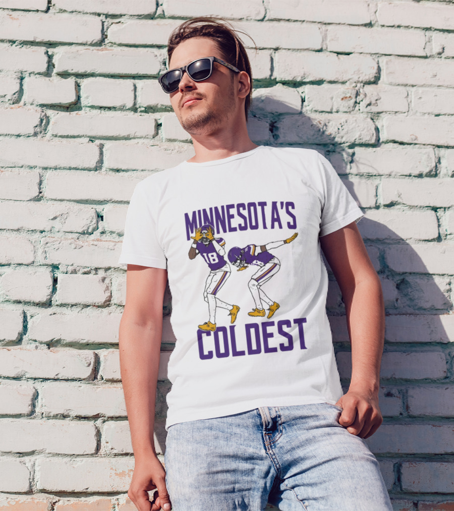 Minnesota’s Coldest Justin Jefferson 18 Football Moves T-Shirt
