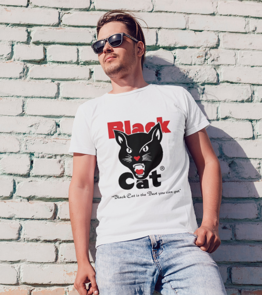 Black Cat Is The Best You Can Get Matthew Livelsberger T-Shirt