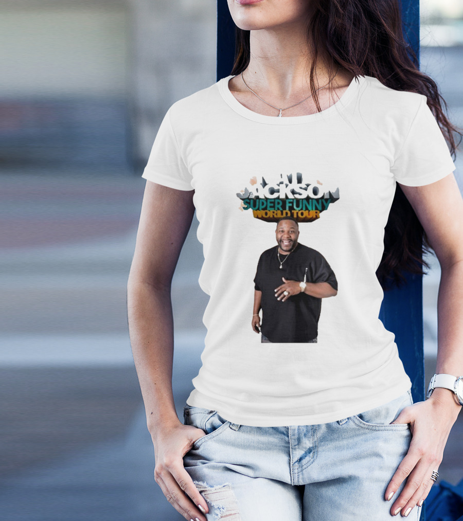 Nate Jackson Super Funny World Tour 2025 All Smiles Event T-Shirt