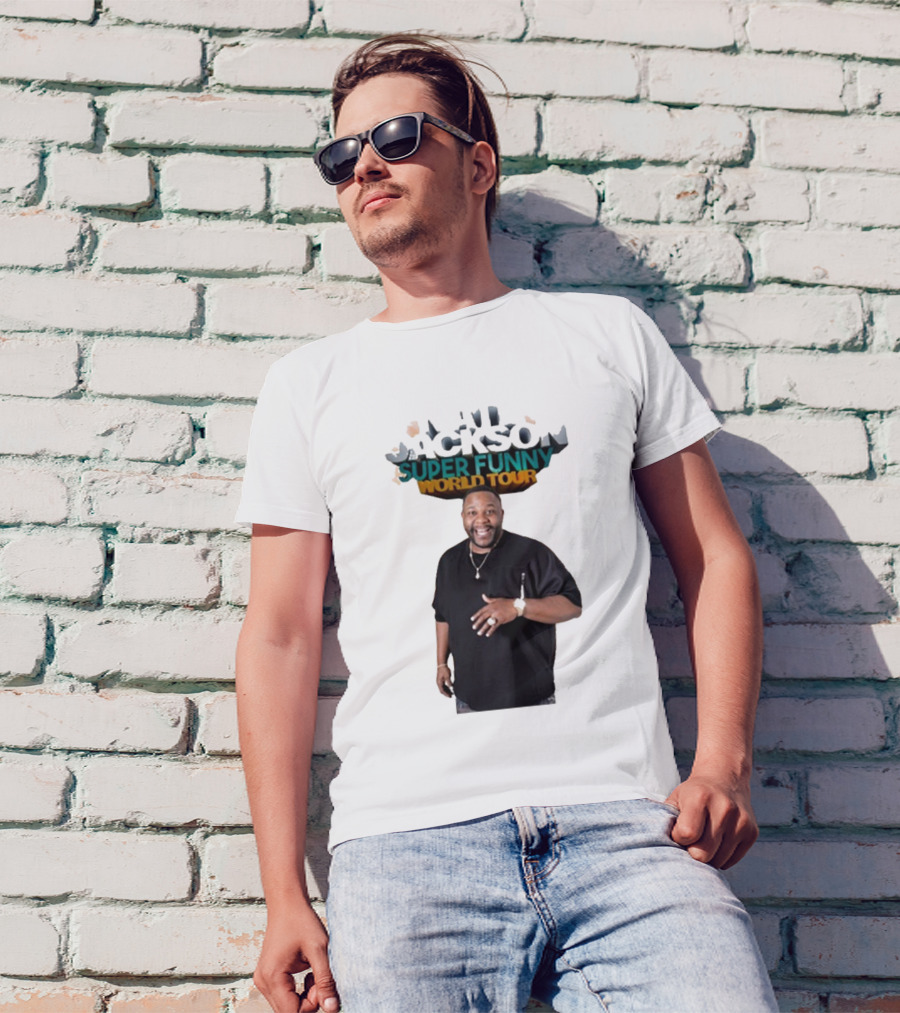 Nate Jackson Super Funny World Tour 2025 All Smiles Event T-Shirt