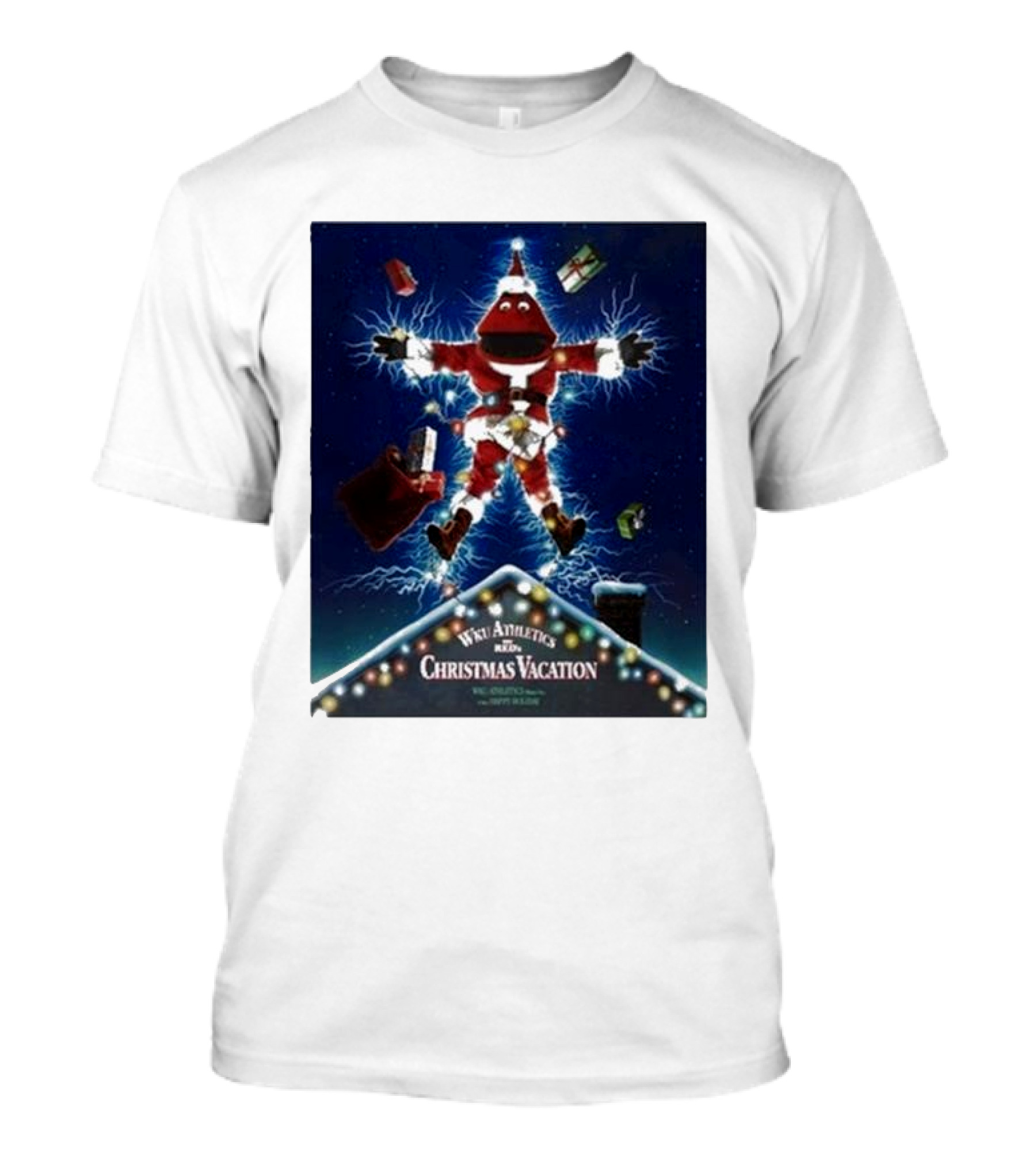 WKU Athletics Christmas Vacation Big Red Happy Holidays Western Kentucky Hilltoppers T-Shirt