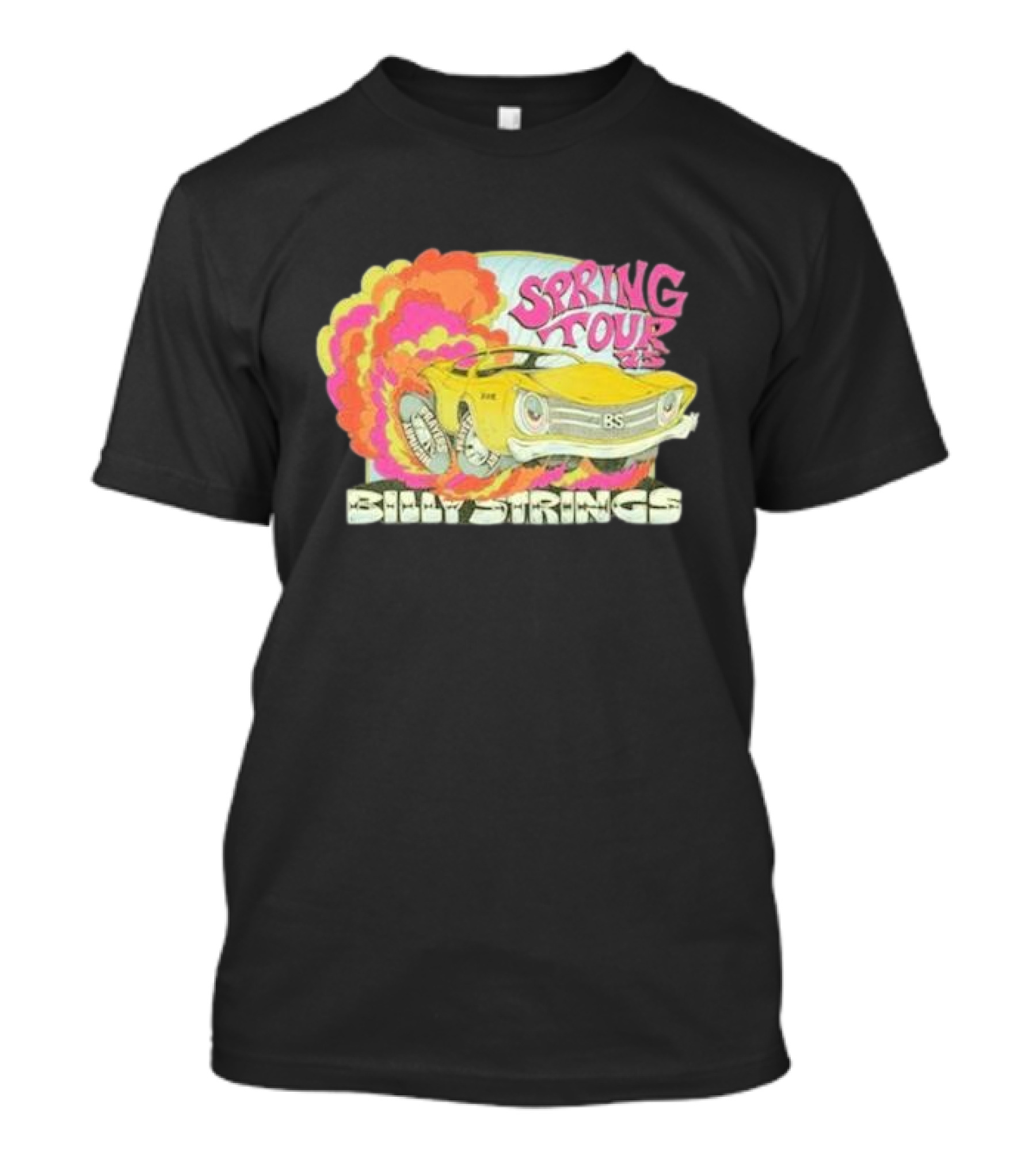 Billy Strings Spring Tour Car Graphic Flames T-Shirt