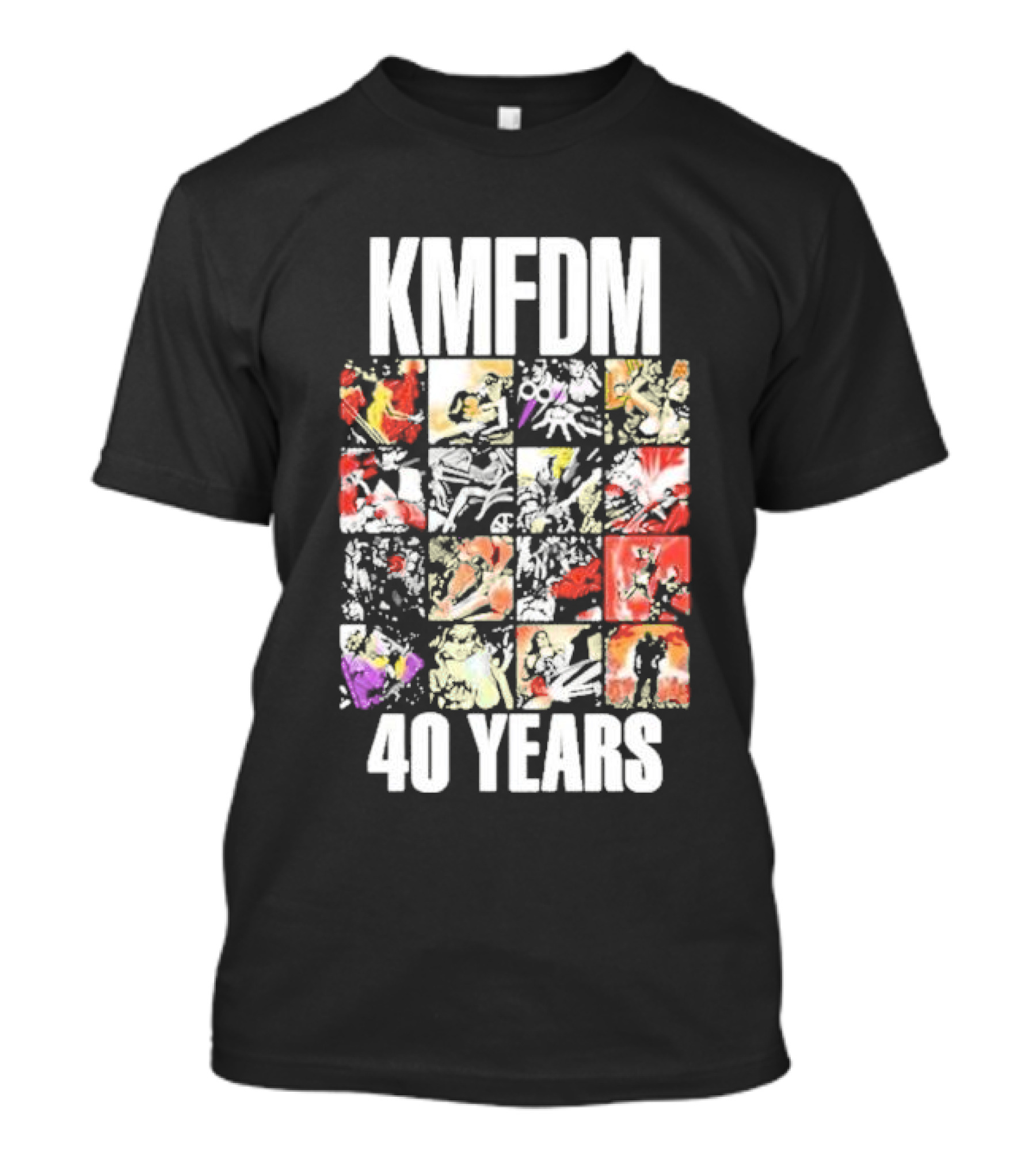 KMFDM 40 Years Anniversary Tour Countdown T-Shirt