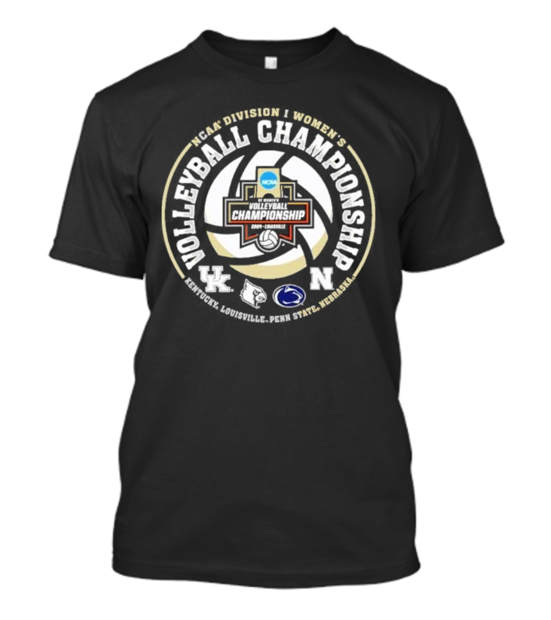 NCAA Division I Women's Volleyball Championship 2024 Louisville Kentucky Penn State Nebraska T-Shirt