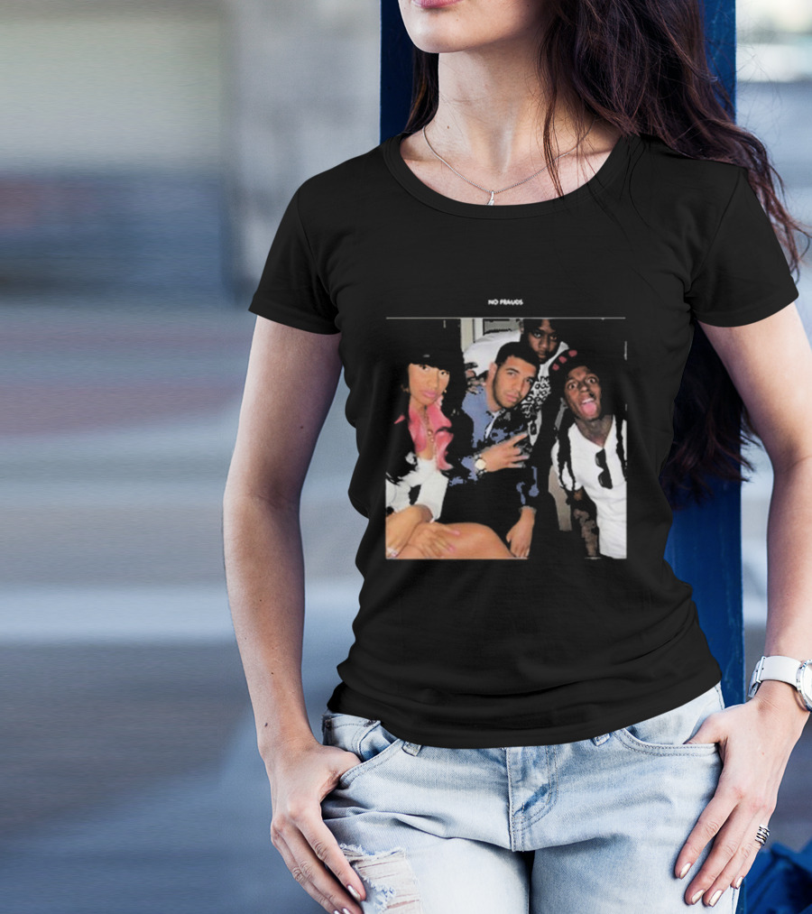Maiya The Don No Frauds Young Money Crew Photo T-Shirt