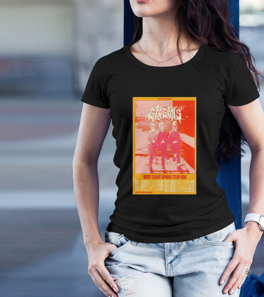 The Grogans West Coast Spring Tour 2025 CNR Records Presents Orange T-Shirt