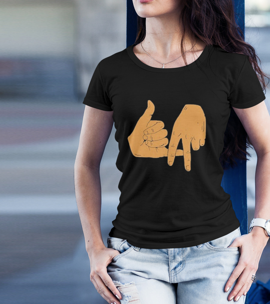 Dirty Coast Los Angeles Hand Gesture T-Shirt