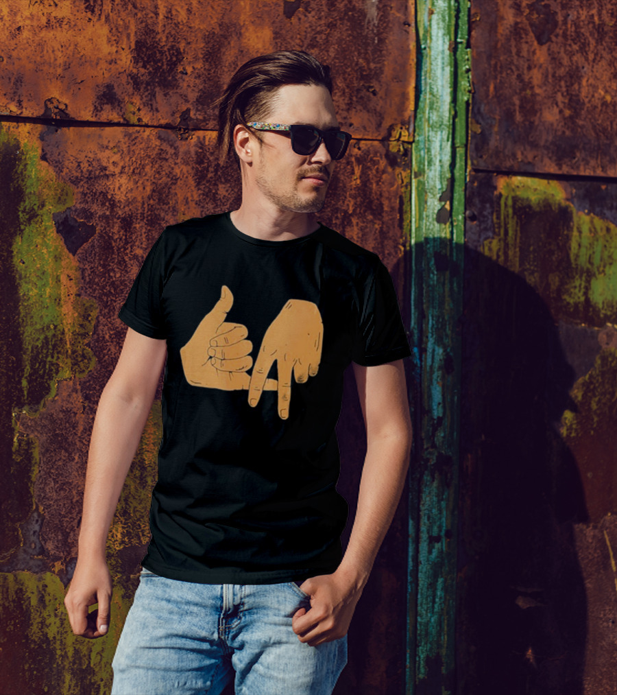 Dirty Coast Los Angeles Hand Gesture T-Shirt