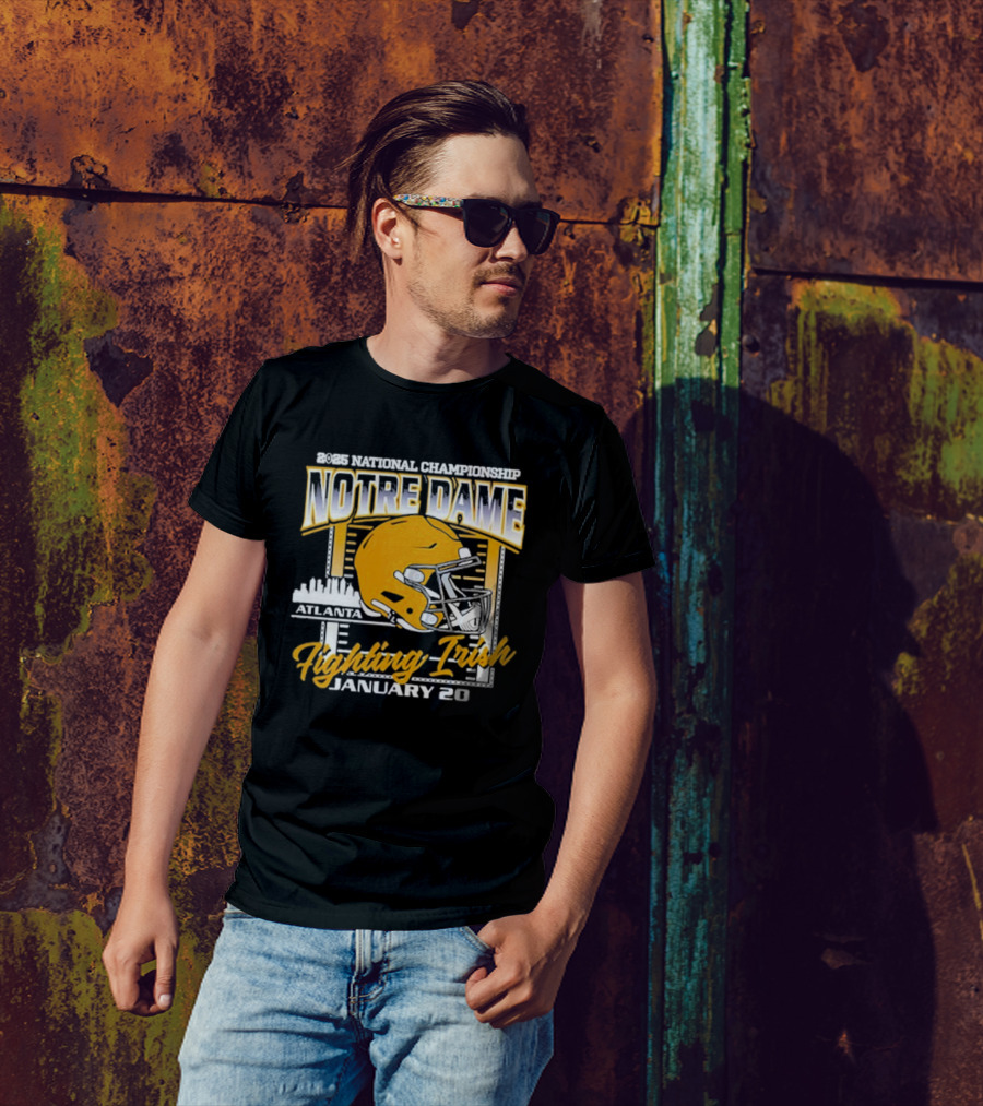 2025 National Championship Notre Dame Fighting Irish January 20 Atlanta T-Shirt