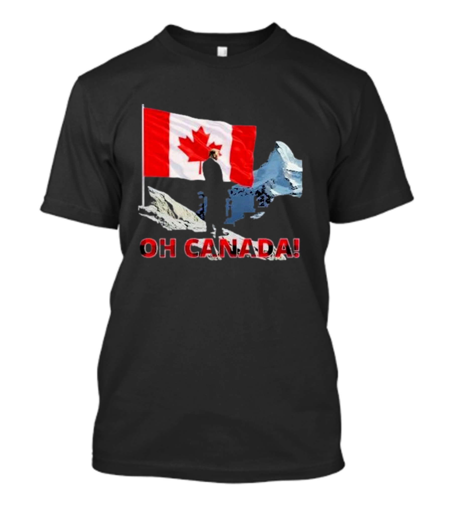 Oh Canada Trump USA Canada Annex Flag T-Shirt