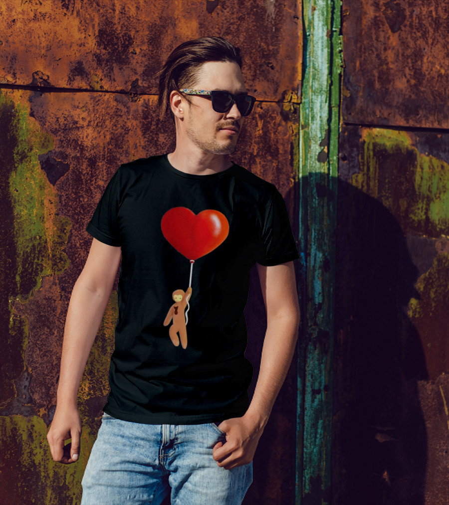 Monke Clothing Spoonkid Heart Balloon Lift Off T-Shirt