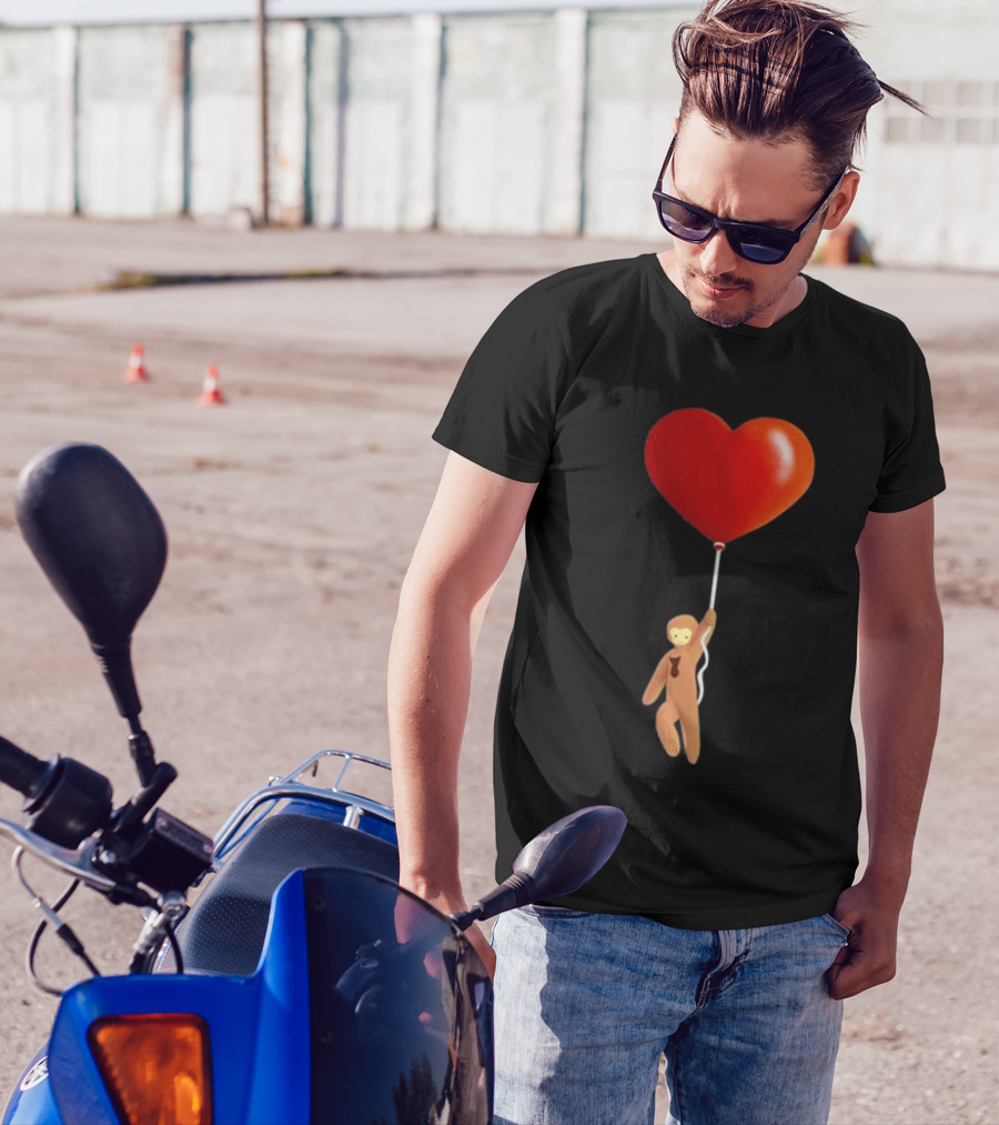Monke Clothing Spoonkid Heart Balloon Lift Off T-Shirt