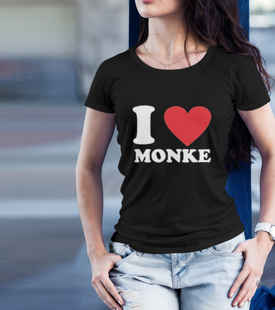 I Heart Monke Monkeclothing T-Shirt