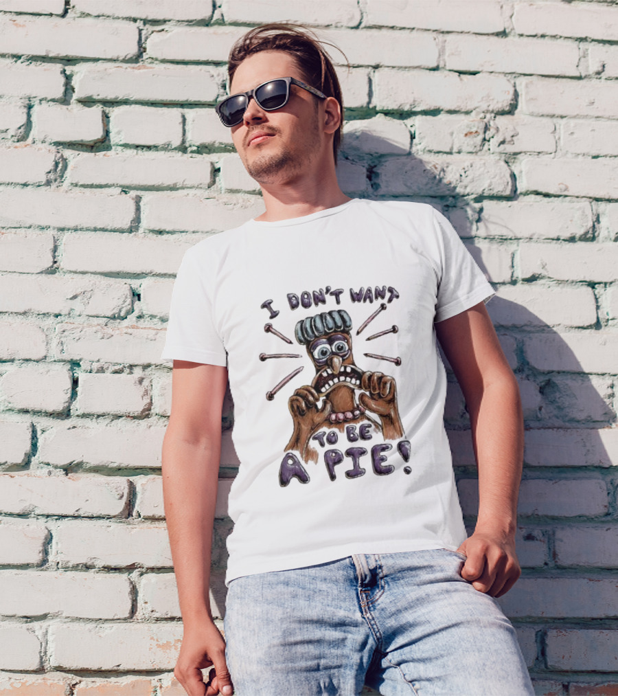 Lonely Kids Club I Don’t Want To Be A Pie Chicken Run T-Shirt