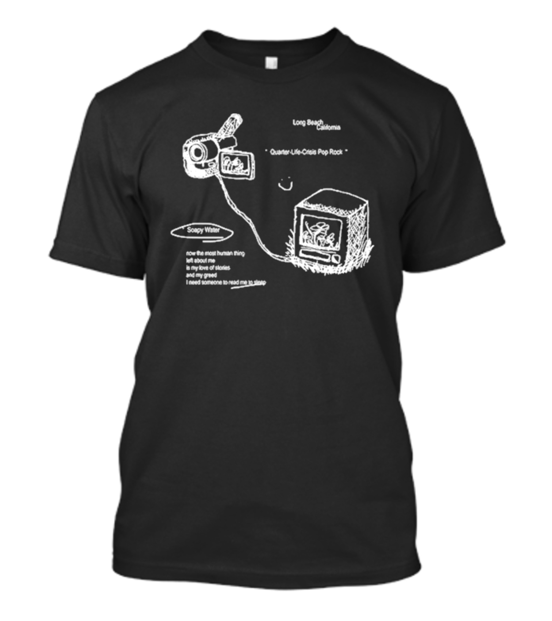 Chase Petra Soapy Water Long Beach California Quarter-Life-Crisis Pop Rock T-Shirt