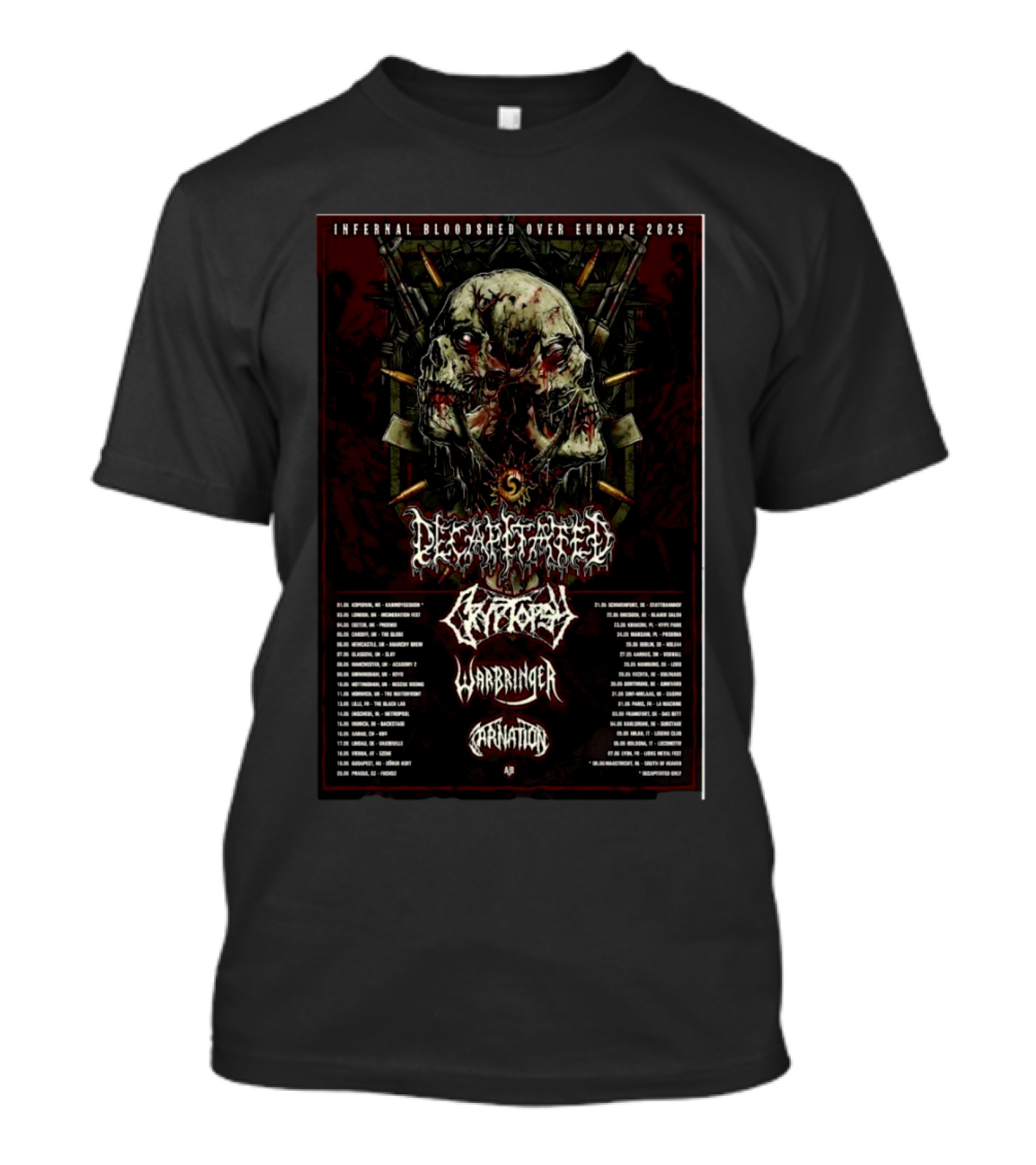 Decapitated Infernal Bloodshed Over Europe ...T-Shirt 