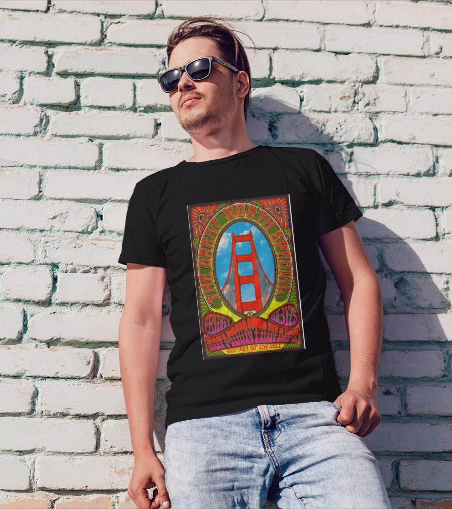 The Great North Special San Francisco Bottom Of The Hill Featuring Moontraps January 31 2025 T-Shirt