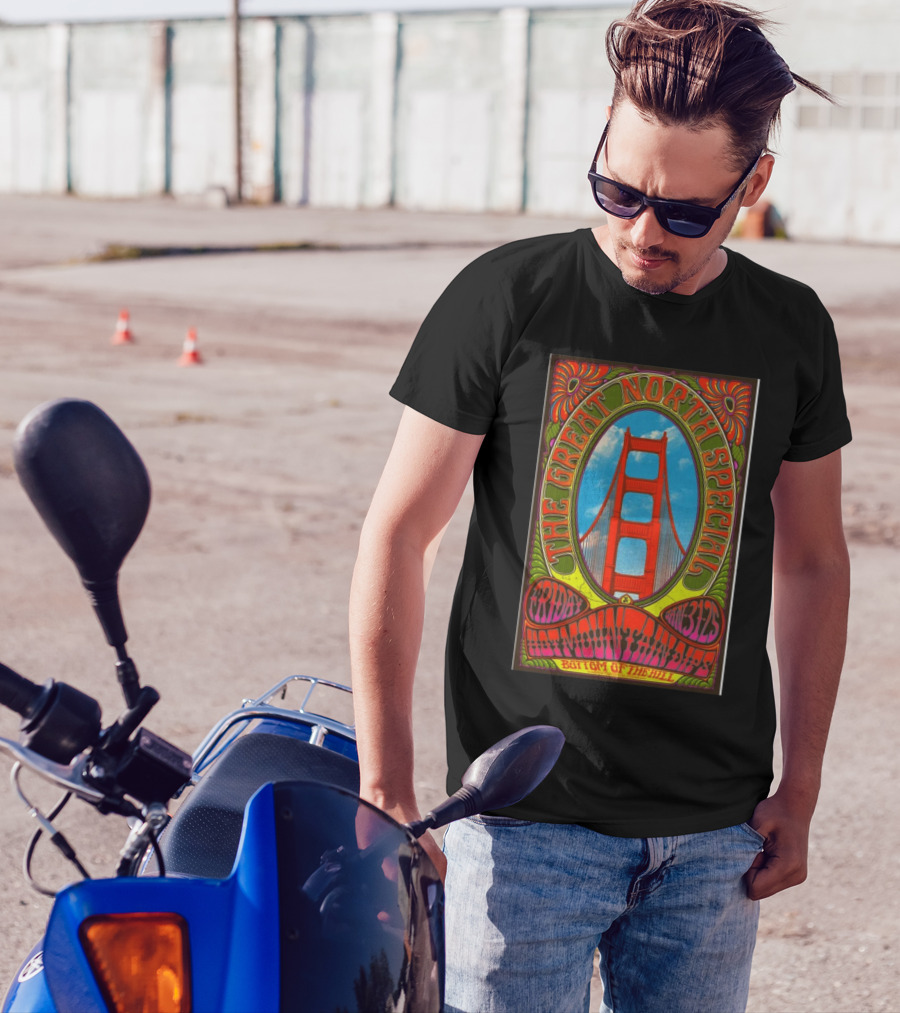The Great North Special San Francisco Bottom Of The Hill Featuring Moontraps January 31 2025 T-Shirt