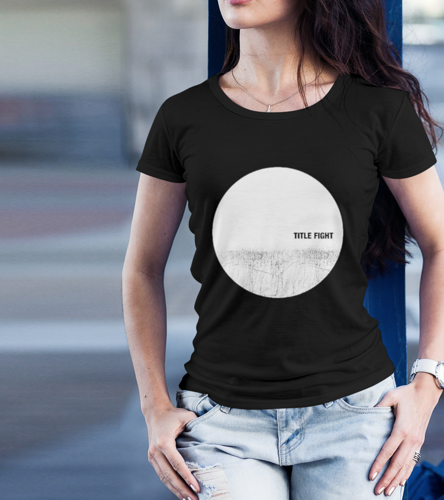 Title Fight Scratch Circle White T-Shirt