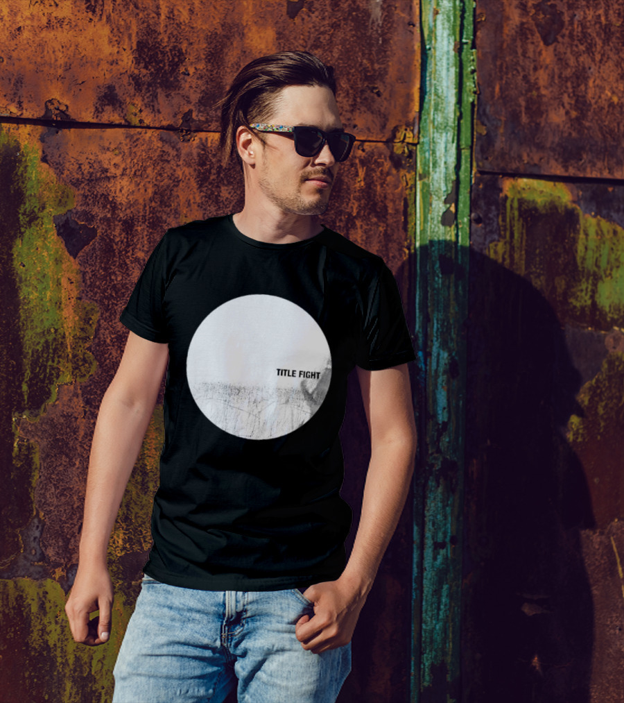 Title Fight Scratch Circle White T-Shirt