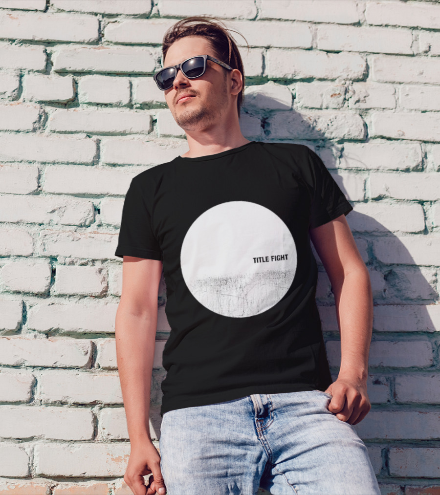 Title Fight Scratch Circle White T-Shirt