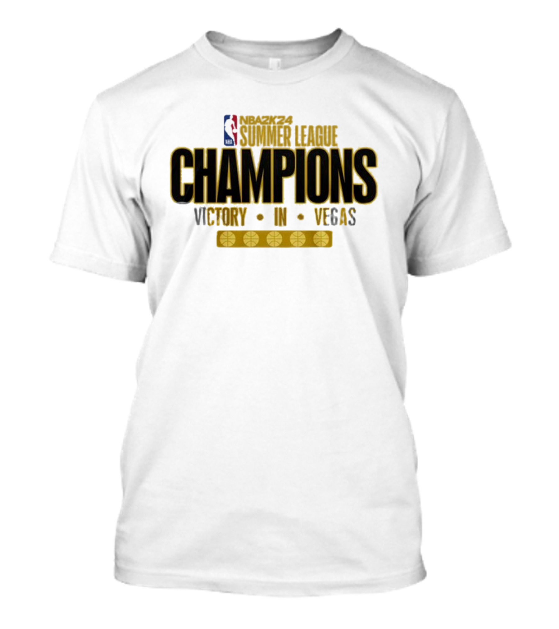NBA2K24 Summer League Champions Victory in ...T-Shirt 