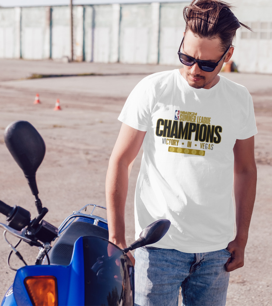 NBA2K24 Summer League Champions Victory In Vegas Cleveland Cavaliers T-Shirt