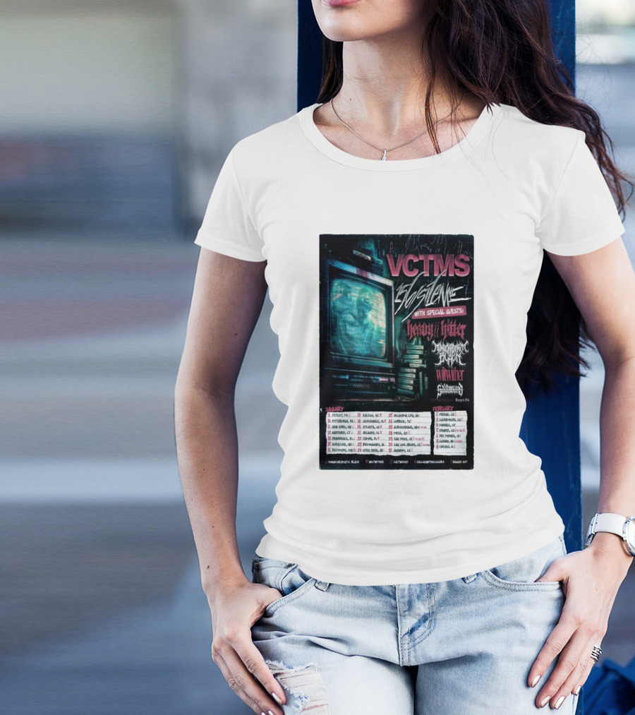 VCTMS 156 Silence Heavy Hitter Boundaries Fox Lake Winter 2025 Tour Dates T-Shirt