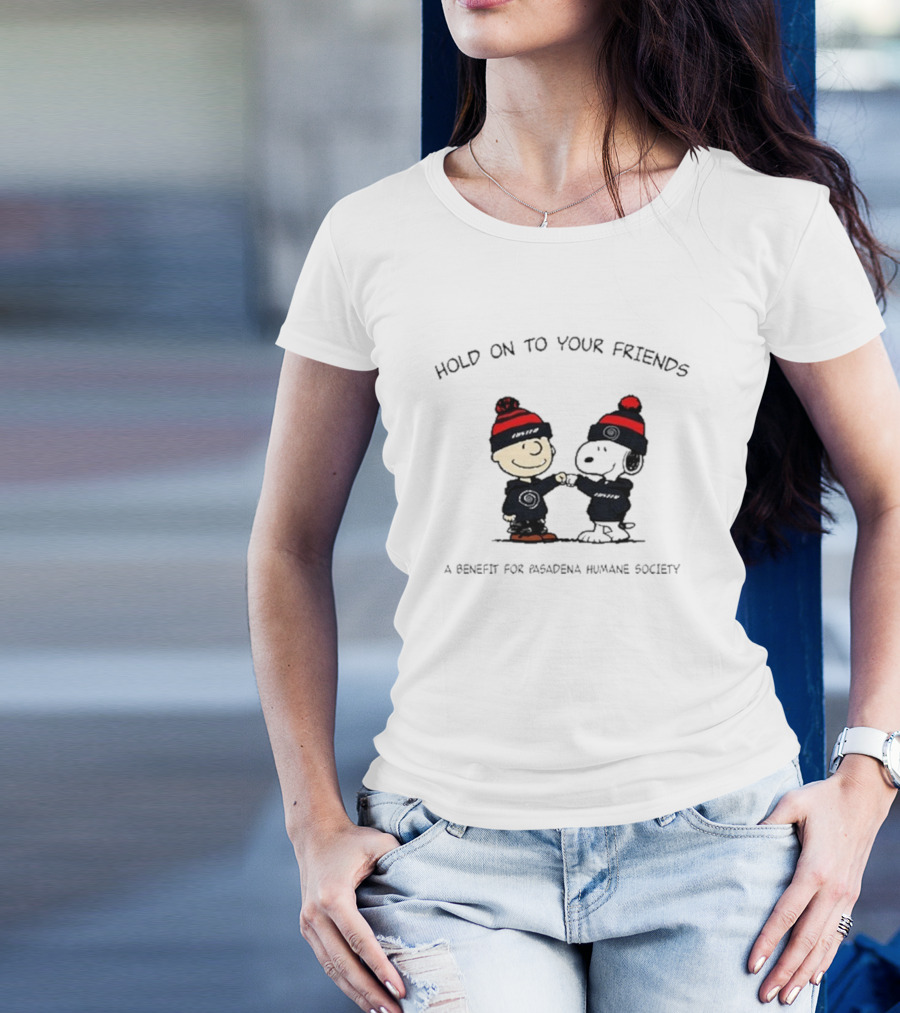 Hold On To Your Friends Benefit For Pasadena Humane Society Whirr X Luster T-Shirt