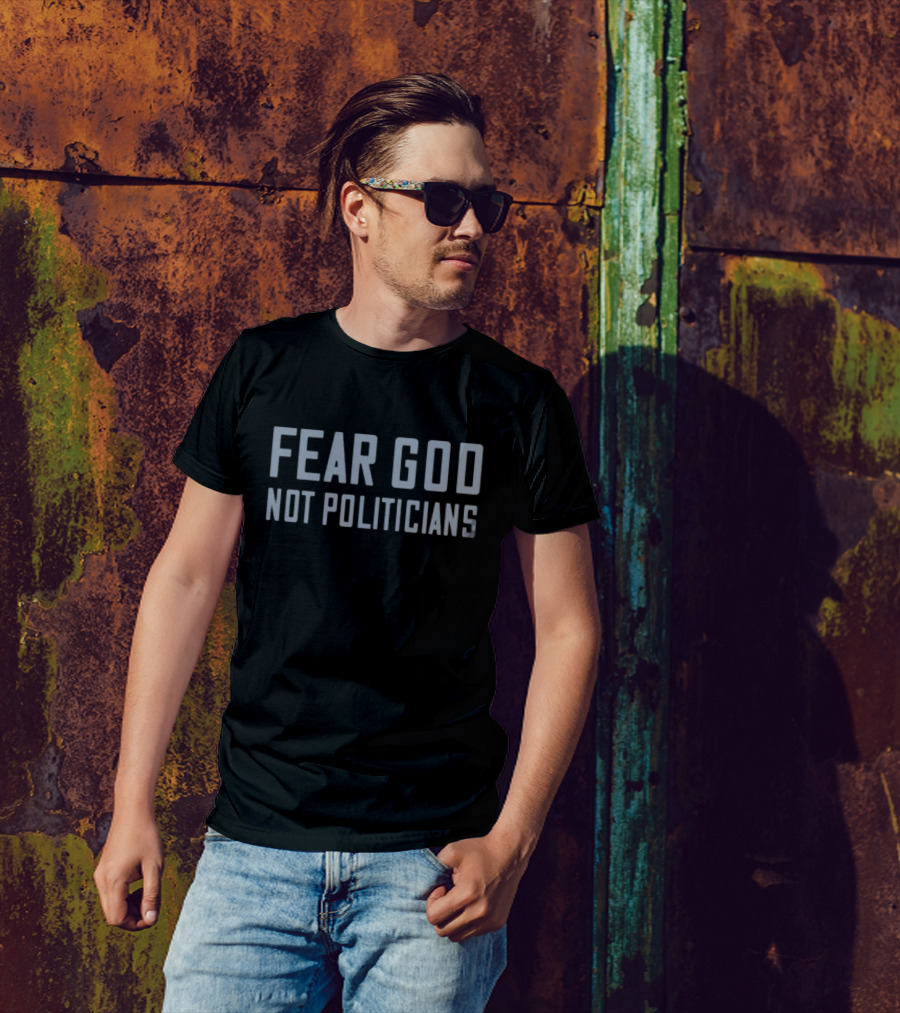 Ryan Kinel RK Outpost Fear God Not Politicians T-Shirt