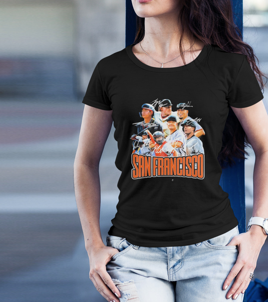 San Francisco Giants MLB Players Series Signatures 2025 T-Shirt