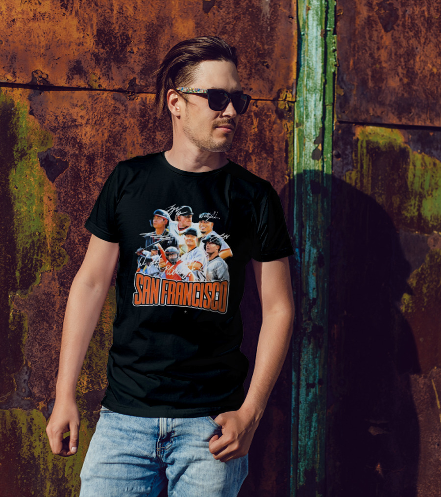 San Francisco Giants MLB Players Series Signatures 2025 T-Shirt