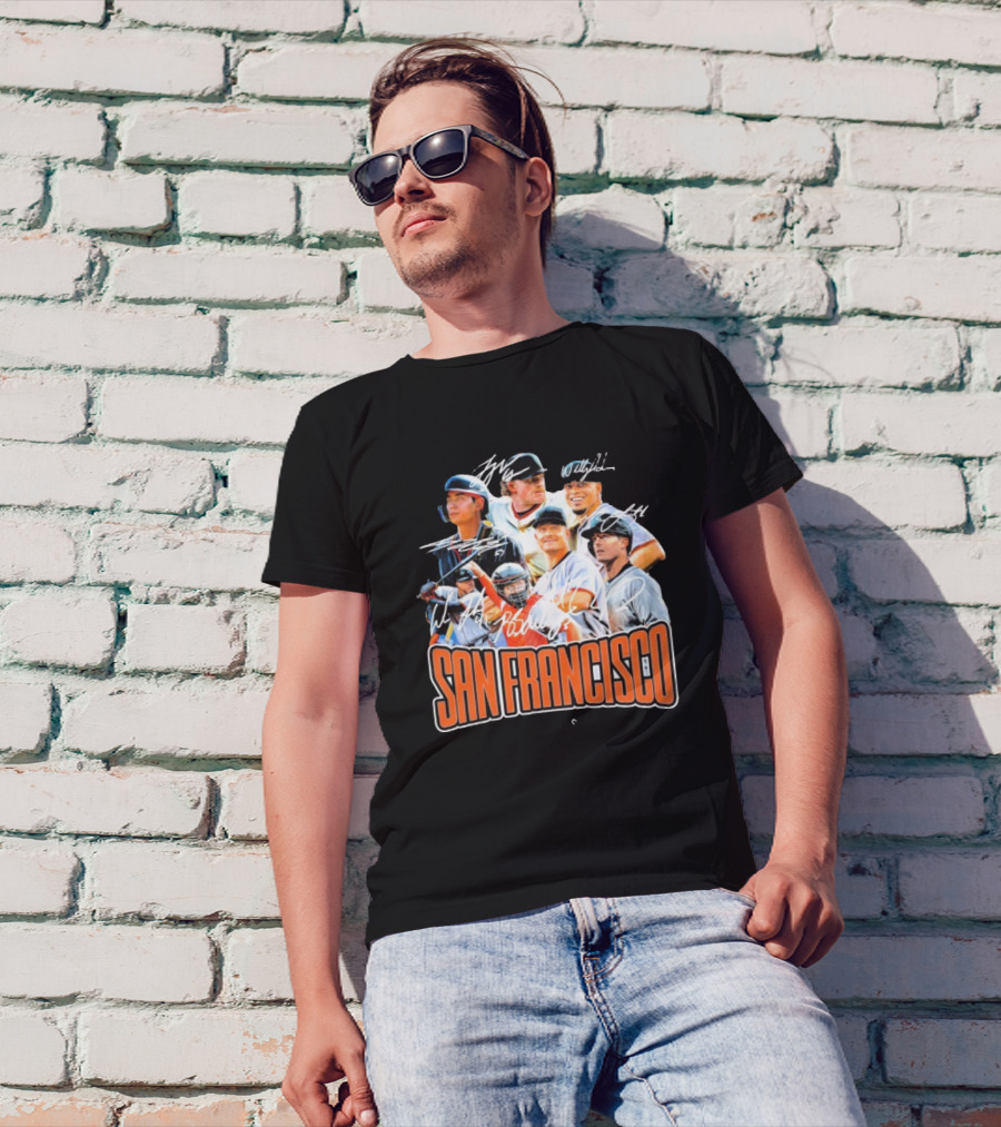 San Francisco Giants MLB Players Series Signatures 2025 T-Shirt