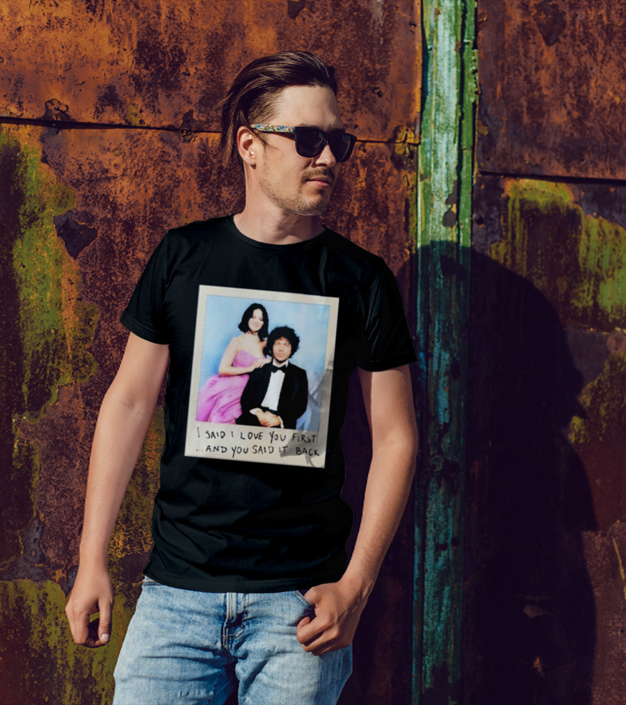 Selena Gomez I Said I Love You First And You Said It Back Polaroid Photo T-Shirt